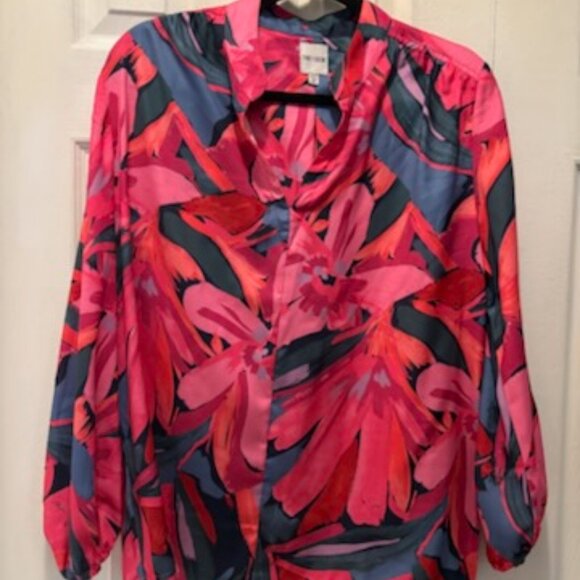 NIC + ZONE Flowery Blouse - Picture 1 of 1